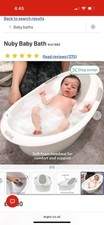 Nuby Baby Bath with Built in Seat and Soft Headrest