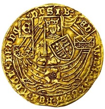 Edward IV (First Reign) Gold Ryal or rose noble Extremely Fine S1951 7.61g