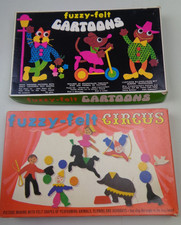 Fuzzy Felt Bundle Circus and Cartoons