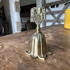 Vintage Brass Small Bell Table