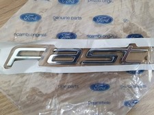 NEW GENUINE FORD FIESTA 2017 on REAR TAILGATE BADGE only 'F, a, st' letters