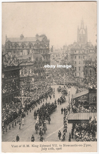 1906 postcard royal visit - postcard,