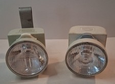 Two Vintage Eveready Front Cycle Lamps For Spares Or Repairs
