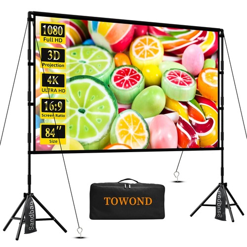 Towond projector screen - projector, with