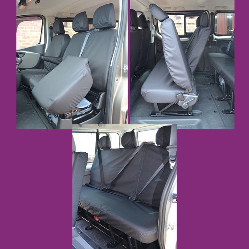 Black waterproof seat covers - seat,