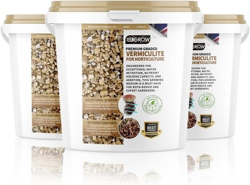 100 pure vermiculite bucket - pure,