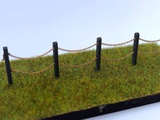 LASER CUT POST & CHAIN FENCING