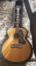 Epiphone EJ200 Natural Acoustic Guitar 2010 Excellent Condition with Hard Case