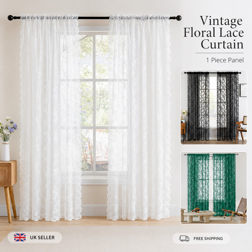 Vintage floral lace - vintage,