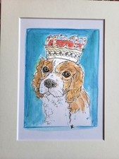 King Charles Spaniel hand