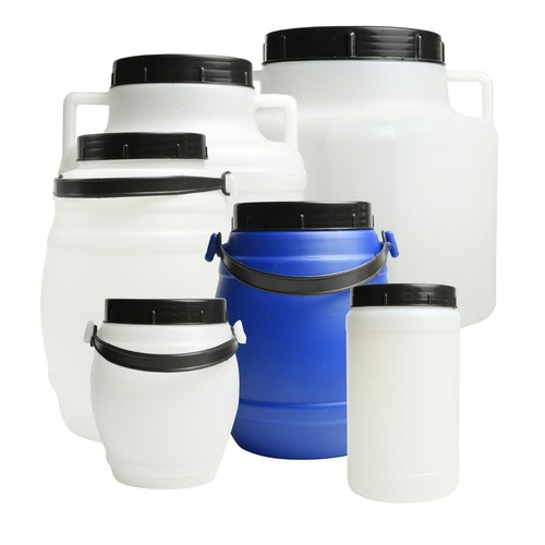 Plastic storage jars hdpe - storage,