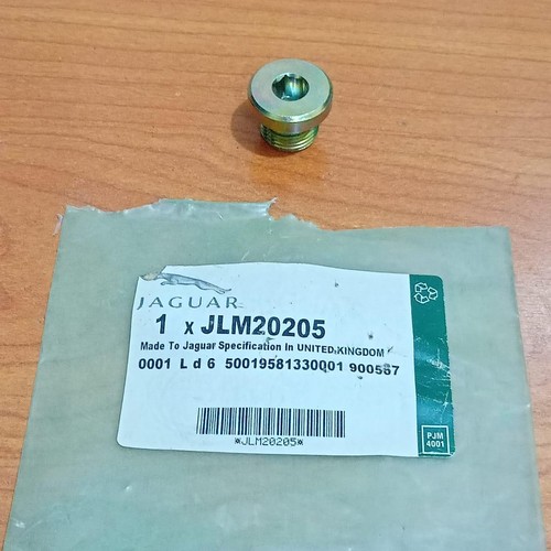 Jaguar oil sump drain plug - jaguar,