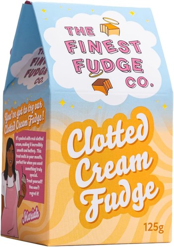Clotted cream crumbly fudge - cream,