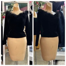 Vintage 90s Corset Top Black