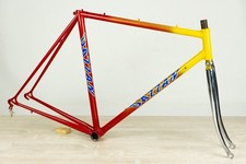 NOS DAZZAN VINTAGE FRAME 53 54 ROAD BIKE STEEL BICYCLE CLASSIC RED 1980s 700c