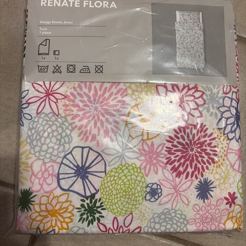 New ikea twin flower quilt - flower,