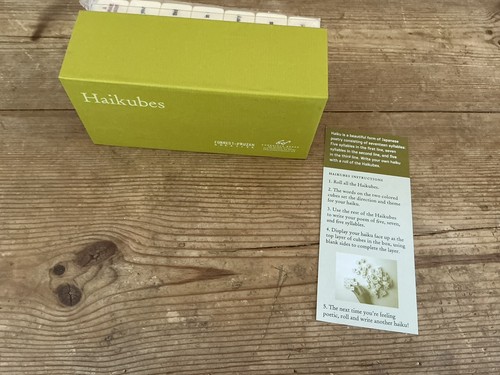 Haikubes dice game - haikubes,