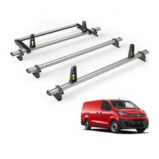 Vauxhall Vivaro Roof Rack for 2019+ LWB (L2) 3 Bars + Roller Van Guard