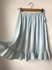 1930s 1940s Vintage Blue Half