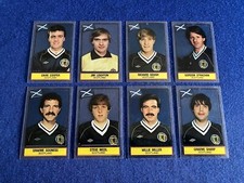 Panini Football Superstars 1984 Acetate Album Cards SCOTLAND Pick choose £5 Each