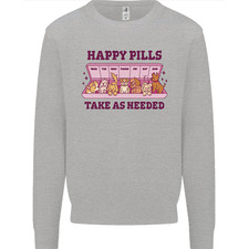 Dog Happy Pills Mens Sweatshirt Jumper