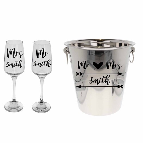 Ice bucket personalised with - bucket,