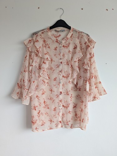 Oasis cream orange floral - cream, &