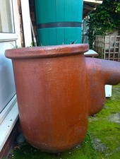 Extra Large Brown Salt Glazed Gully Pot - Trap  Original Reclaimed
