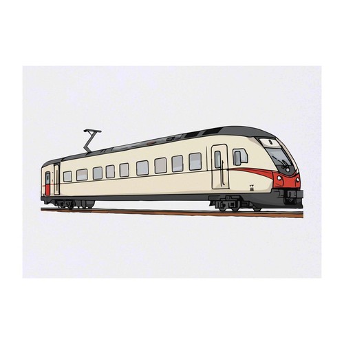 Modern tram temporary - 'modern,