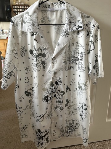 Disney hawaiian shirt white - shirt,