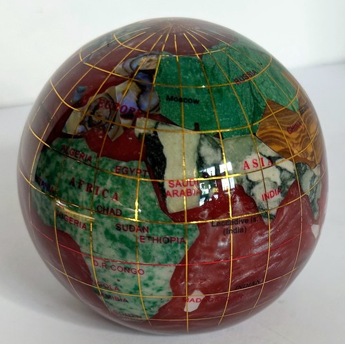 Gemstone world globe - world,