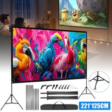 100 Inch Projector Screen w/
