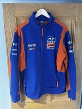 KTM Official Merchandise Red Bull Blue / Orange Fleece Size XL Hoodie Jumper