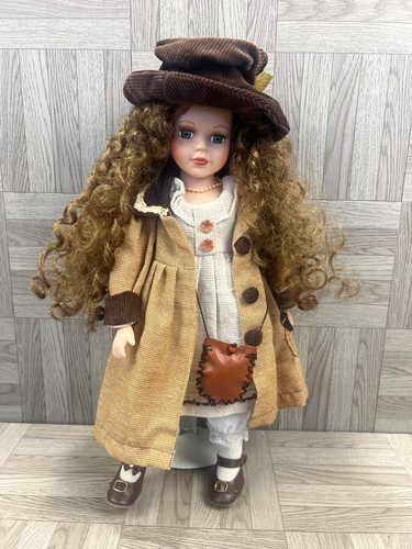 Vintage porcelain doll - porcelain,