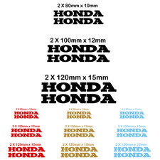 6 x Honda Car Motorcycle Stickers Decals Vinyl Outdoor Waterproof