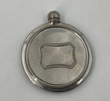 English Pewter Hip Flask