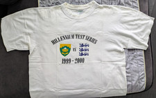 South Africa v England Cricket Millennium Test Series 1999-2000 Official T-Shirt