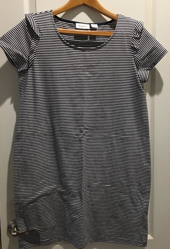 Heyton blue white stripe - , tee