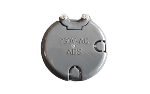 Grey 230v round electrical - grey,