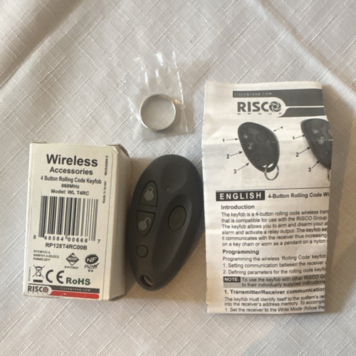 Risco t4rc button rolling - risco, 4-button