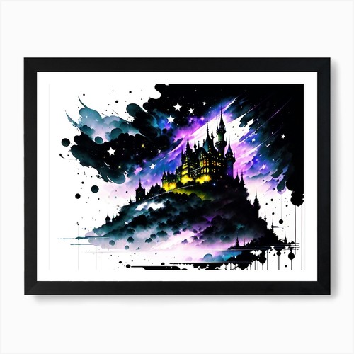 Harry potter castle art - castle,