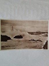RP Rough Sea Aberdeen Real Photo Postcard ,postally Used