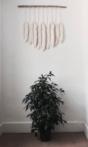 Under his wings macrame wall - his,