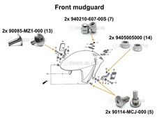VTR1000 SP1 SP2 STAINLESS