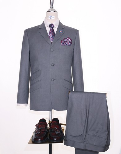Mod suit 60s - suit, pale