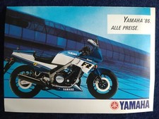 Yamaha Price List 1986 DT 50