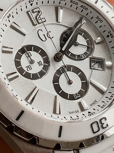 Chronograph white dial mens - chronograph,
