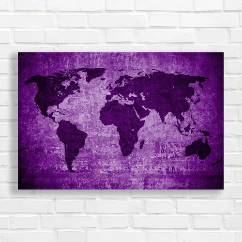 Vintage world map atlas - world,