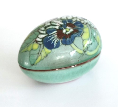 Studio pottery trinket pot - pottery,