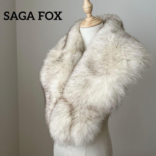 Saga fox fur tippet - saga,